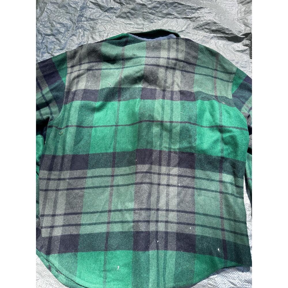 vintage size 8 Russ studio flannel womens repair both cuffs need new buttons - Picture 8 of 8